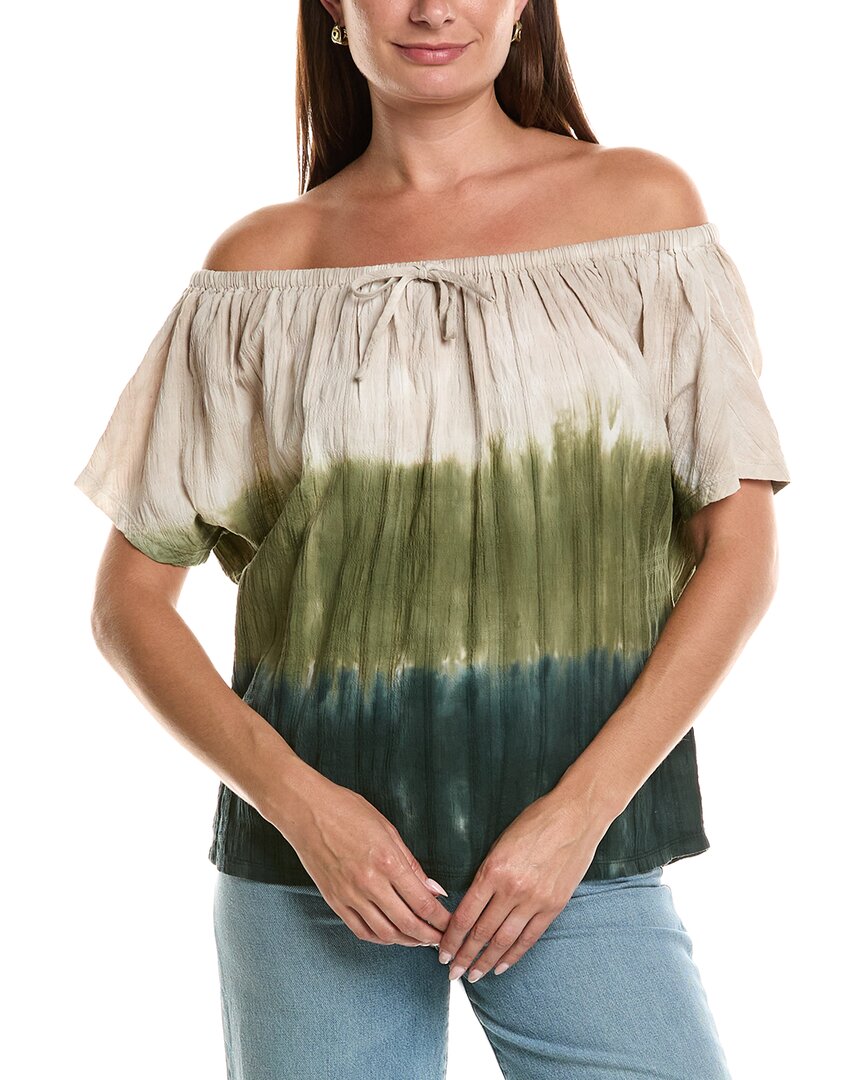 Xcvi Selda Top In Green