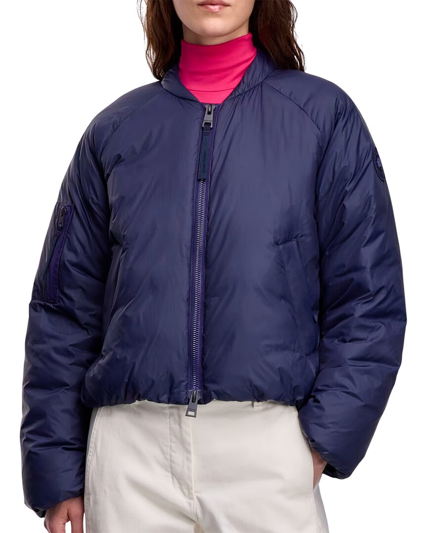 Canada Goose Elba Bomber Jacket In Blue