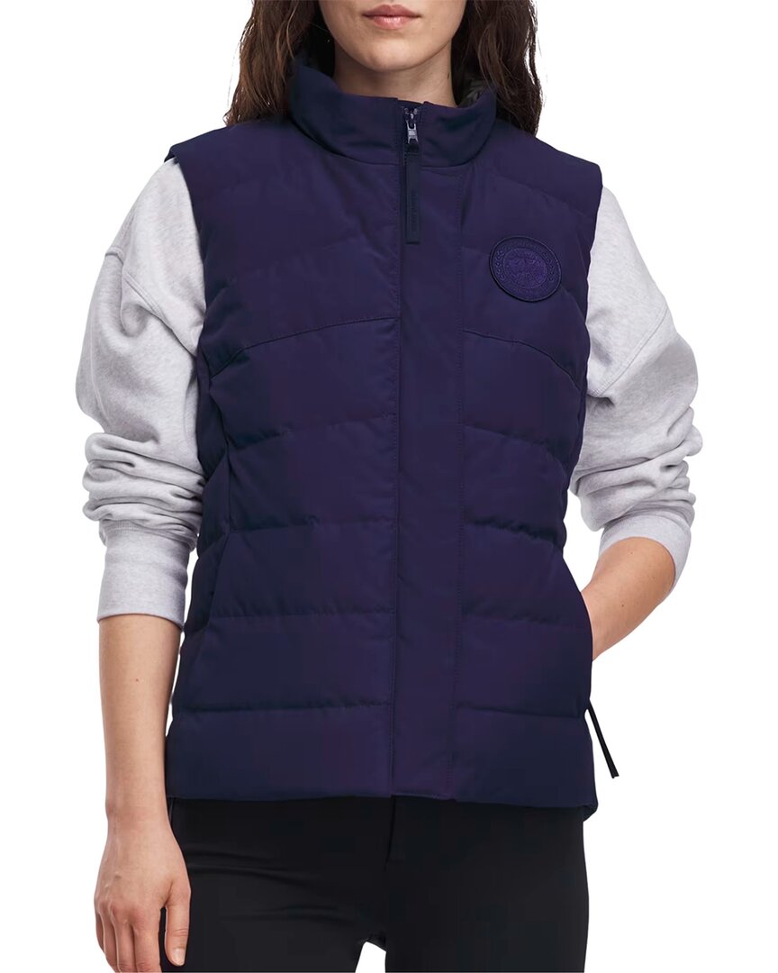 Canada Goose Freestyle Tonal Label Vest In Blue