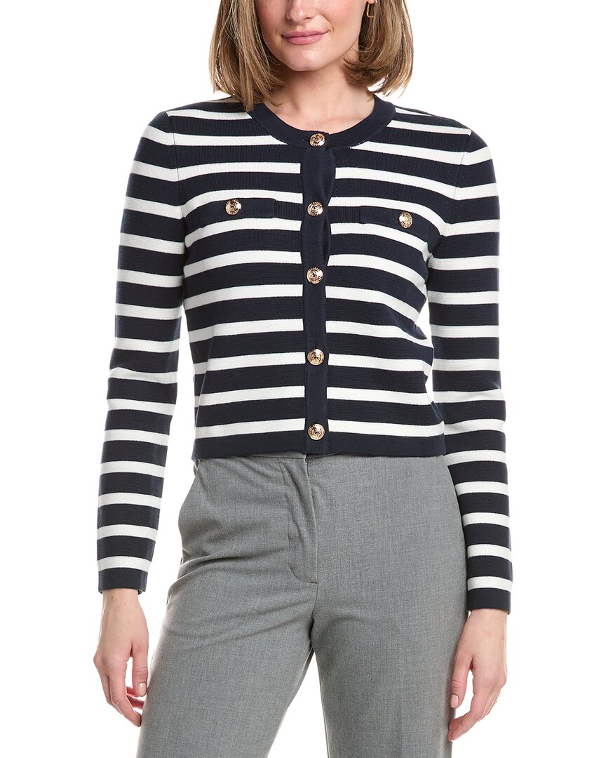 Brooks Brothers Sweater Jacket In Navy