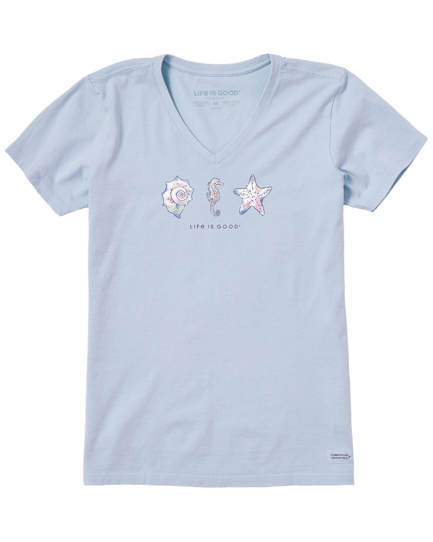 Life Is Good ® Crusher T-shirt In Blue