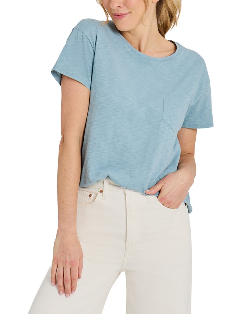 Life Is Good ® Slub T-shirt In Blue