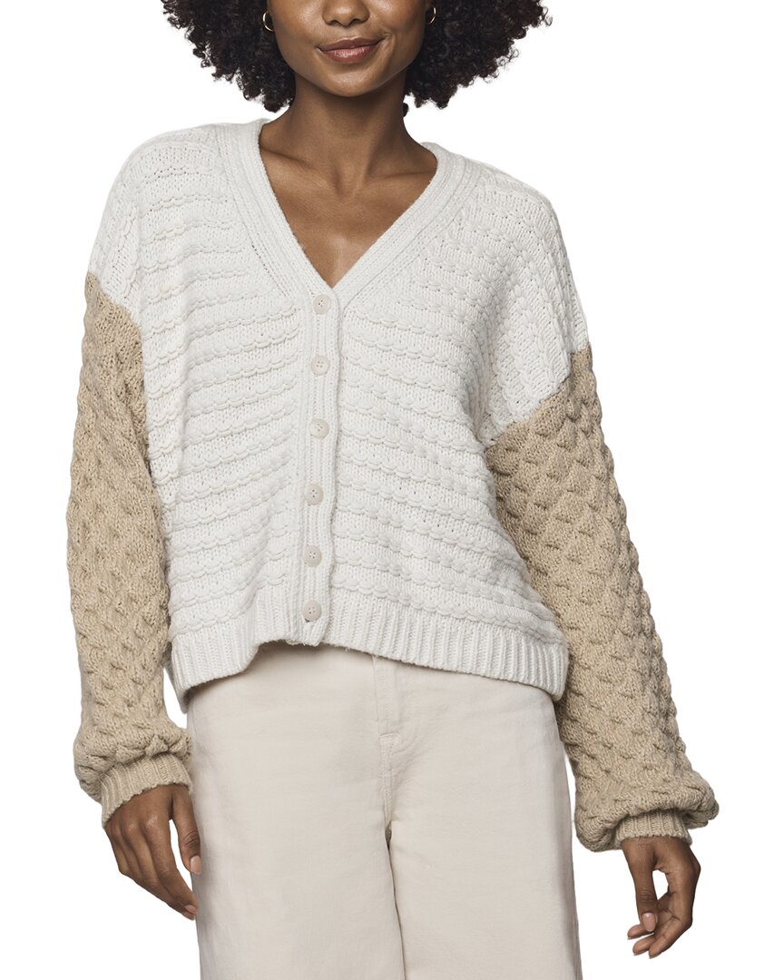 Splendid Maria Bobble Alpaca-blend Cardigan In Brown