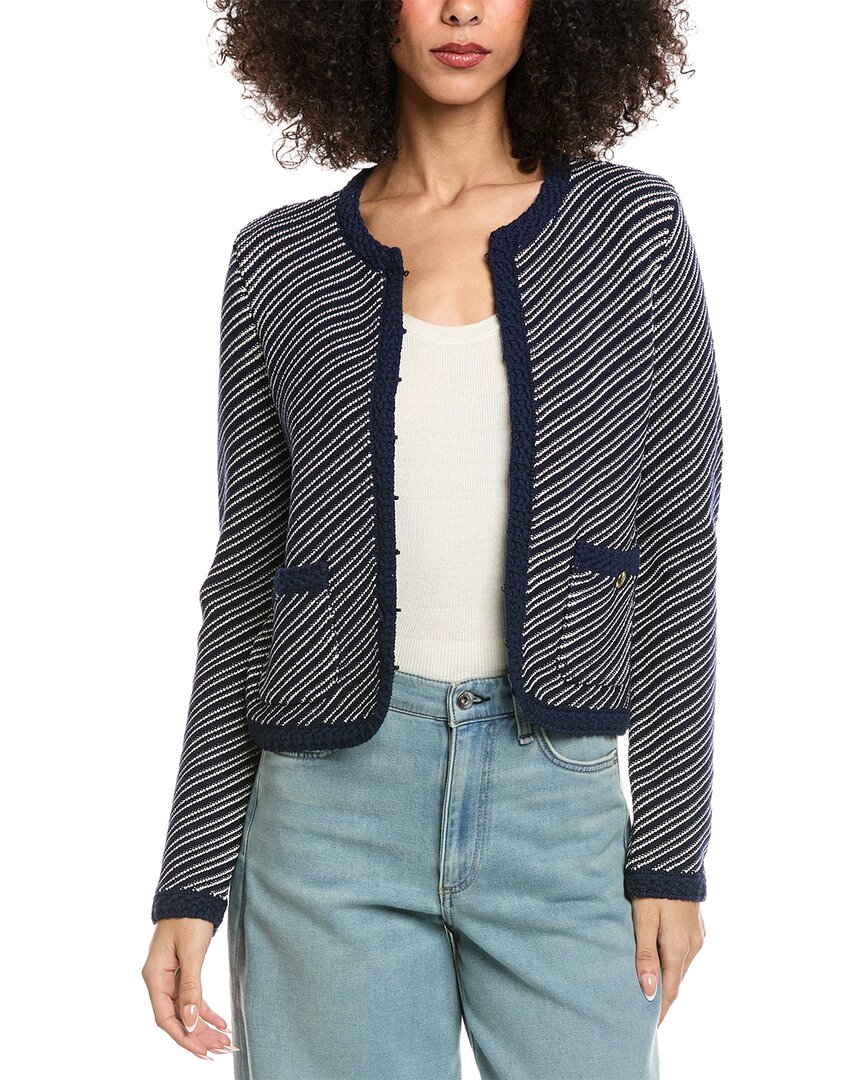 Rag & Bone Claire Cardigan In Blue