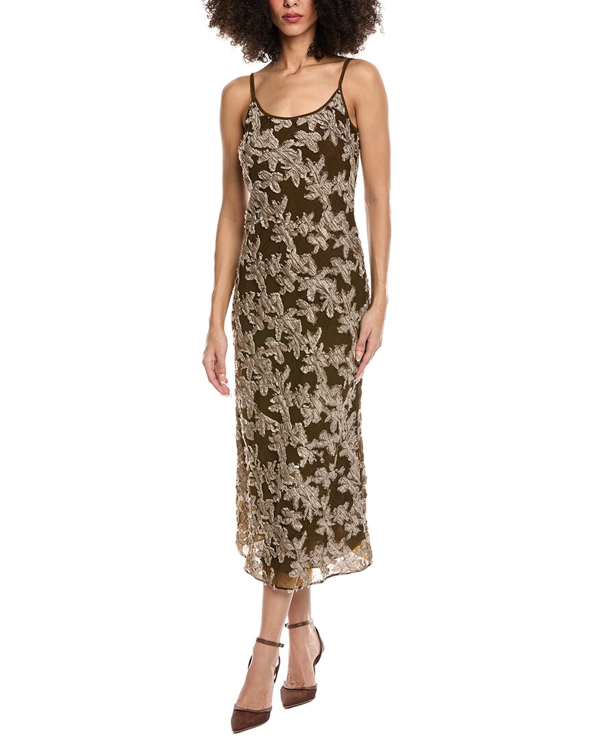 Rag & Bone Alessia Midi Dress In Green