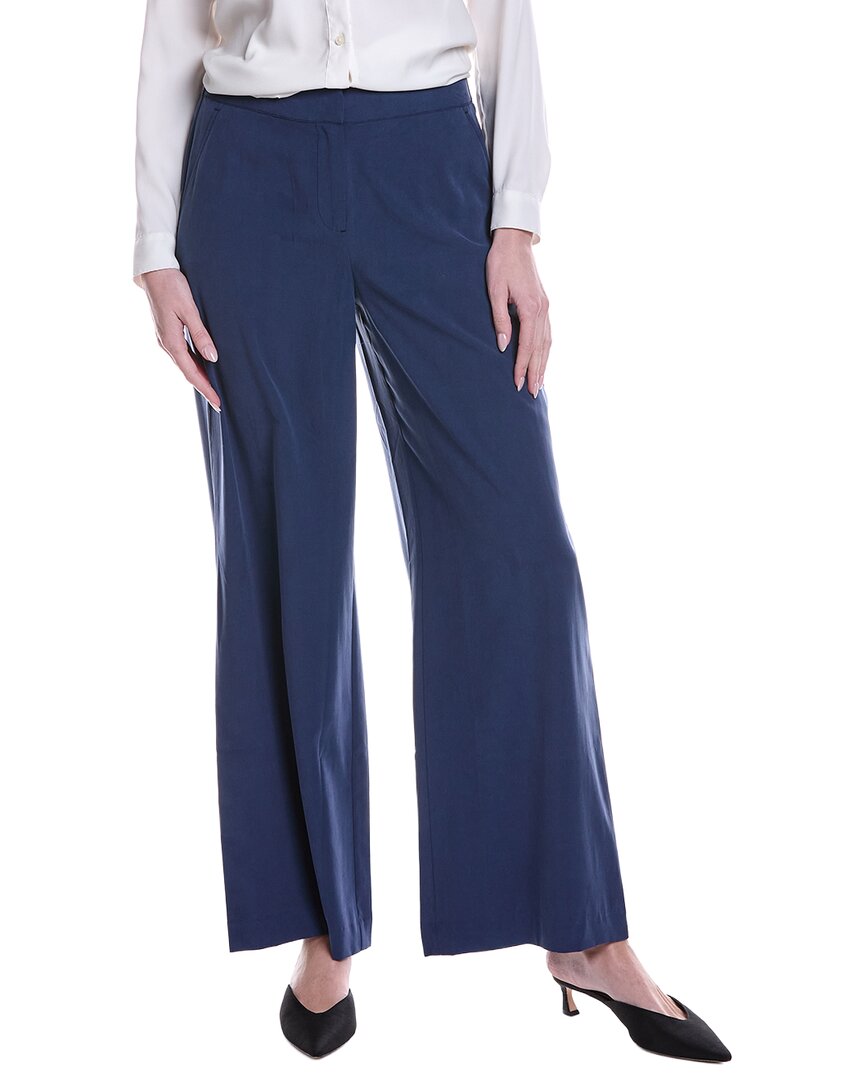 Go Silk Gosilk Go Easy Silk Pant In Blue