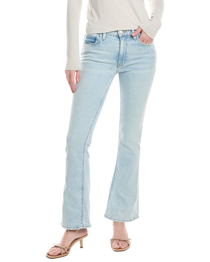 Hudson Jeans Nico Mid-rise Barefoot Flourish Bootcut Jean In Blue