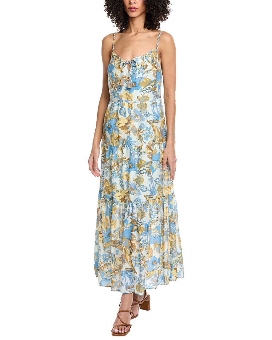 Faherty Silk-blend Sun Chaser Maxi Dress
