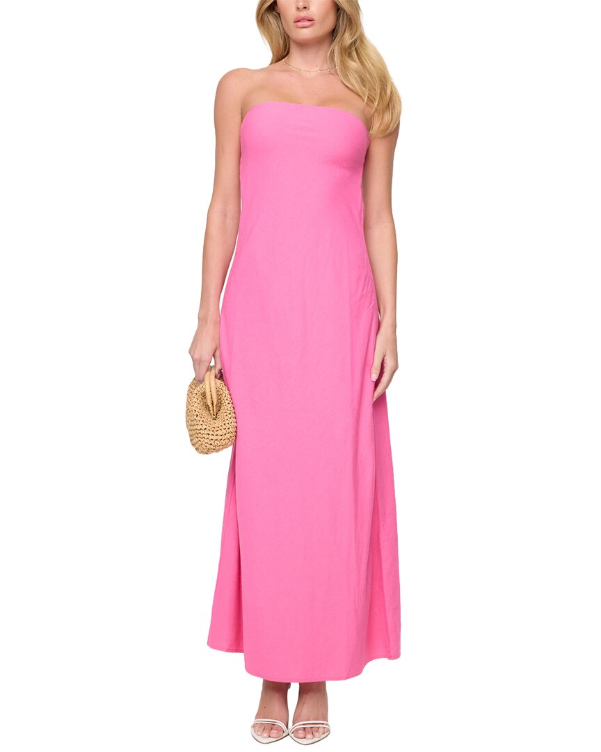 L*space Spring In Love Linen-blend Dress