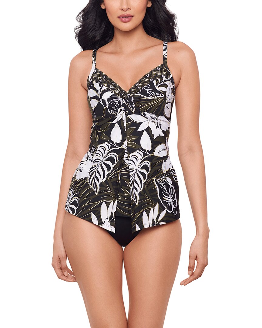 Miraclesuit Elle Dorado Love Knot Dd Tankini In Multi
