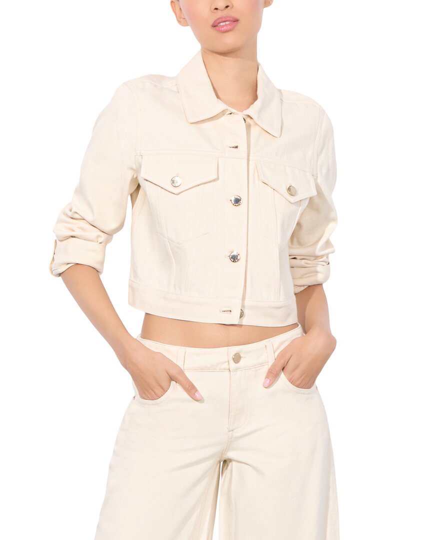 alice + olivia Relaxed Boxy Cropped Jacket