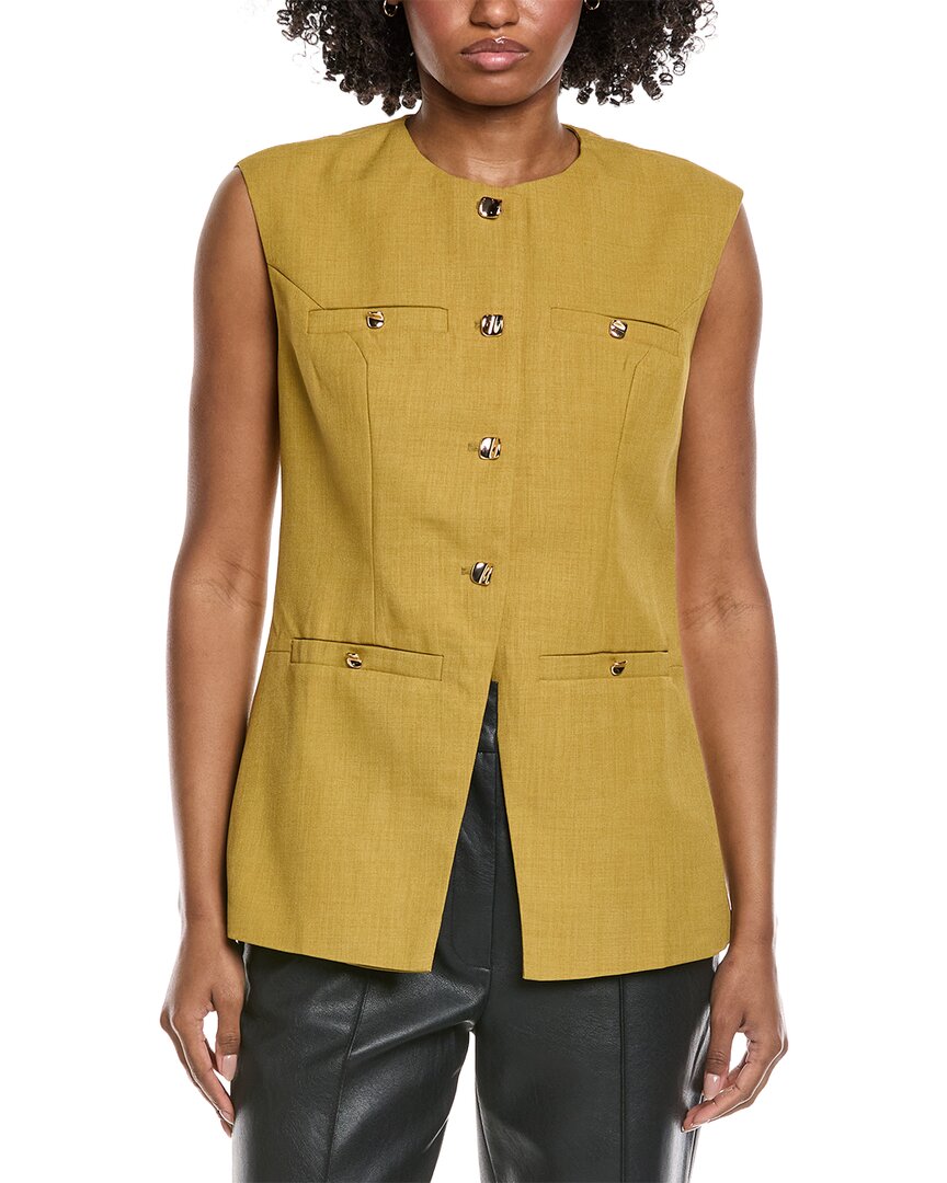 Gracia Waistcoat In Yellow