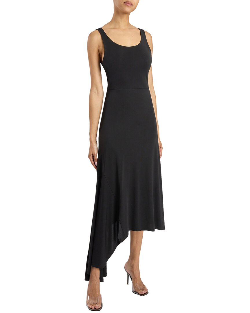 Santorelli A-line Dress In Black