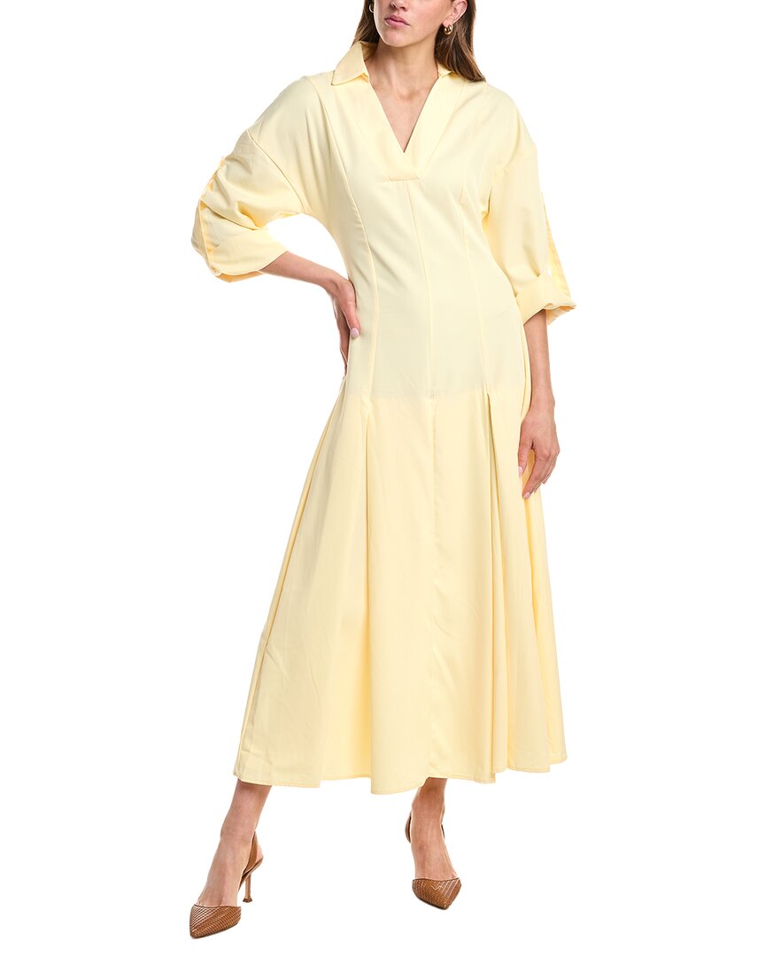 Colette Rose Maxi Dress In Yellow