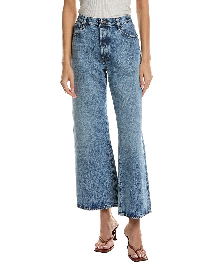 Frame Denim The Pixie Loose Rundown Jean In Blue