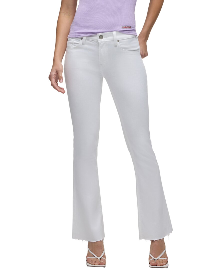 Hudson Jeans Nico White Bootcut Jean In Wht-white