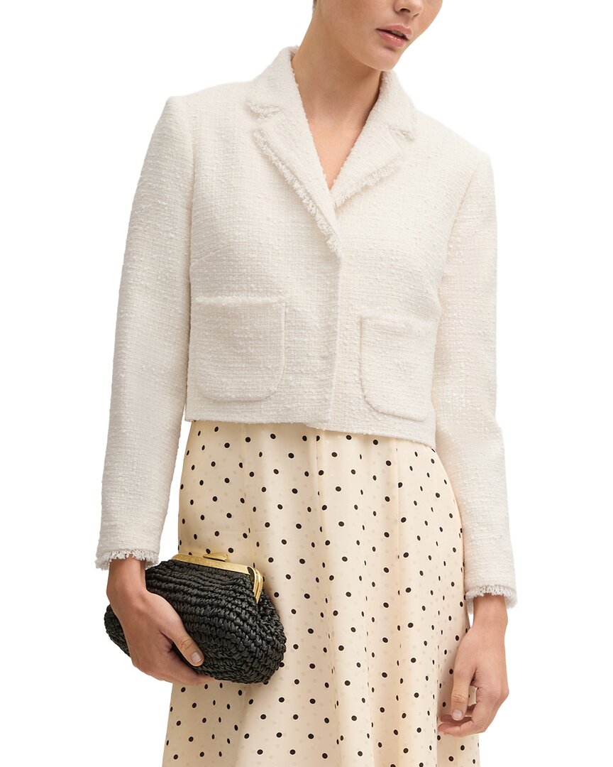 Lk Bennett Carla Jacket In White