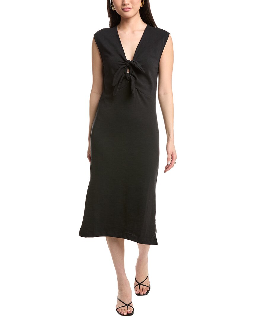 Nation Ltd Kalee Column Midi Dress In Black