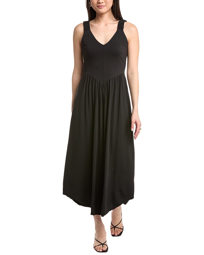 Nation Ltd Celine Midi Dress In Black
