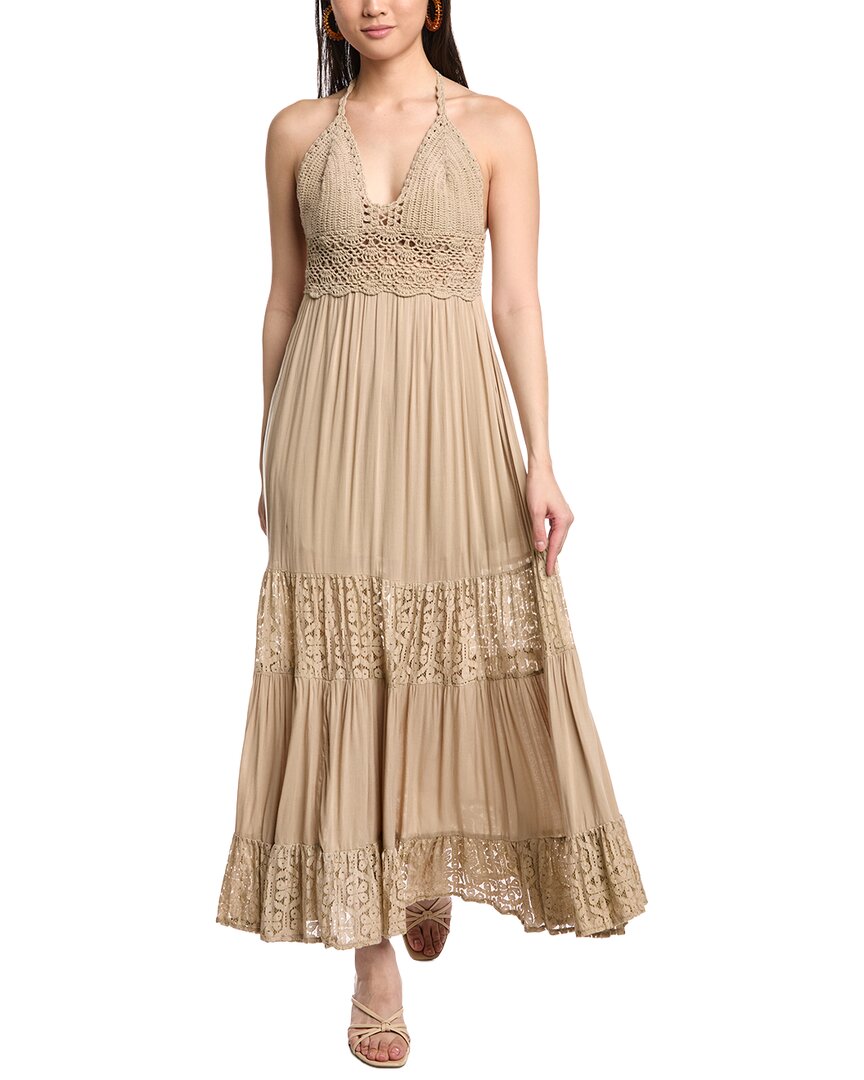 Tiare Hawaii Isabella Maxi Dress In Brown