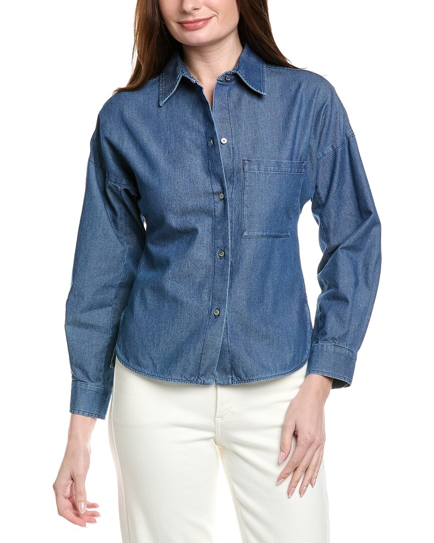 Max Mara Weekend  Nettare Denim Overshirt In Navy