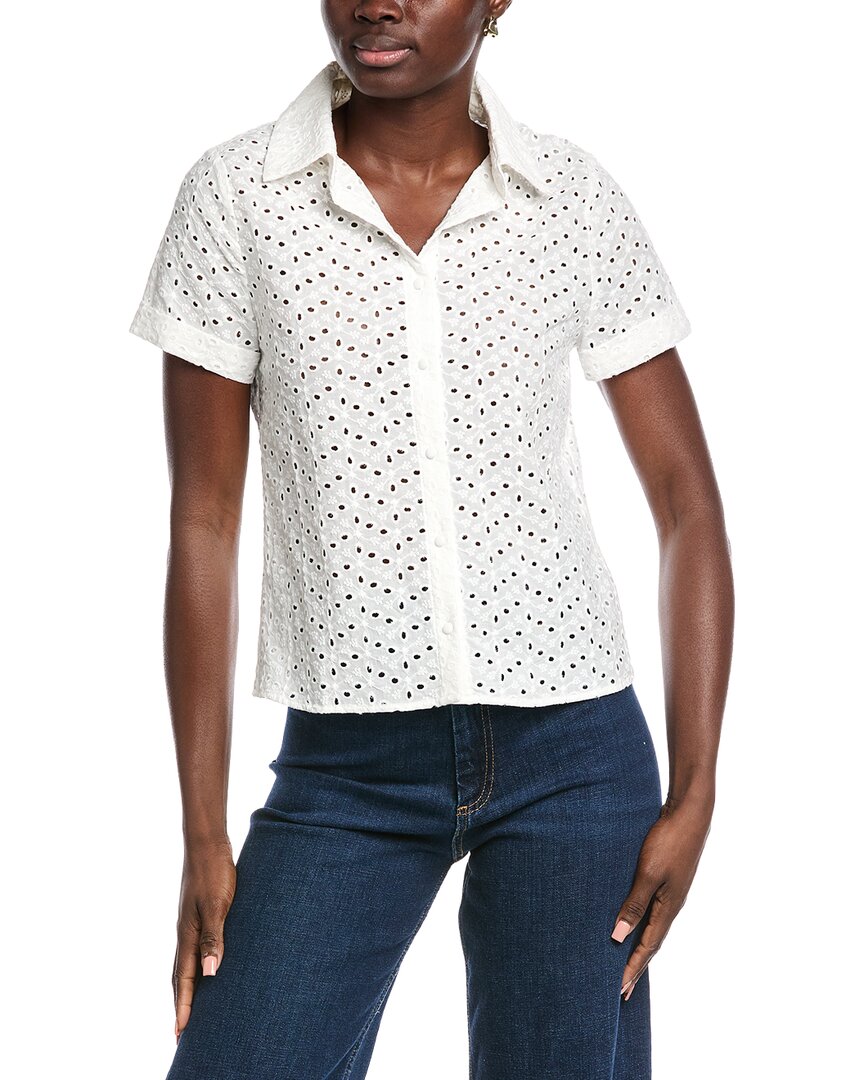 Anna Kay Simay Top In White