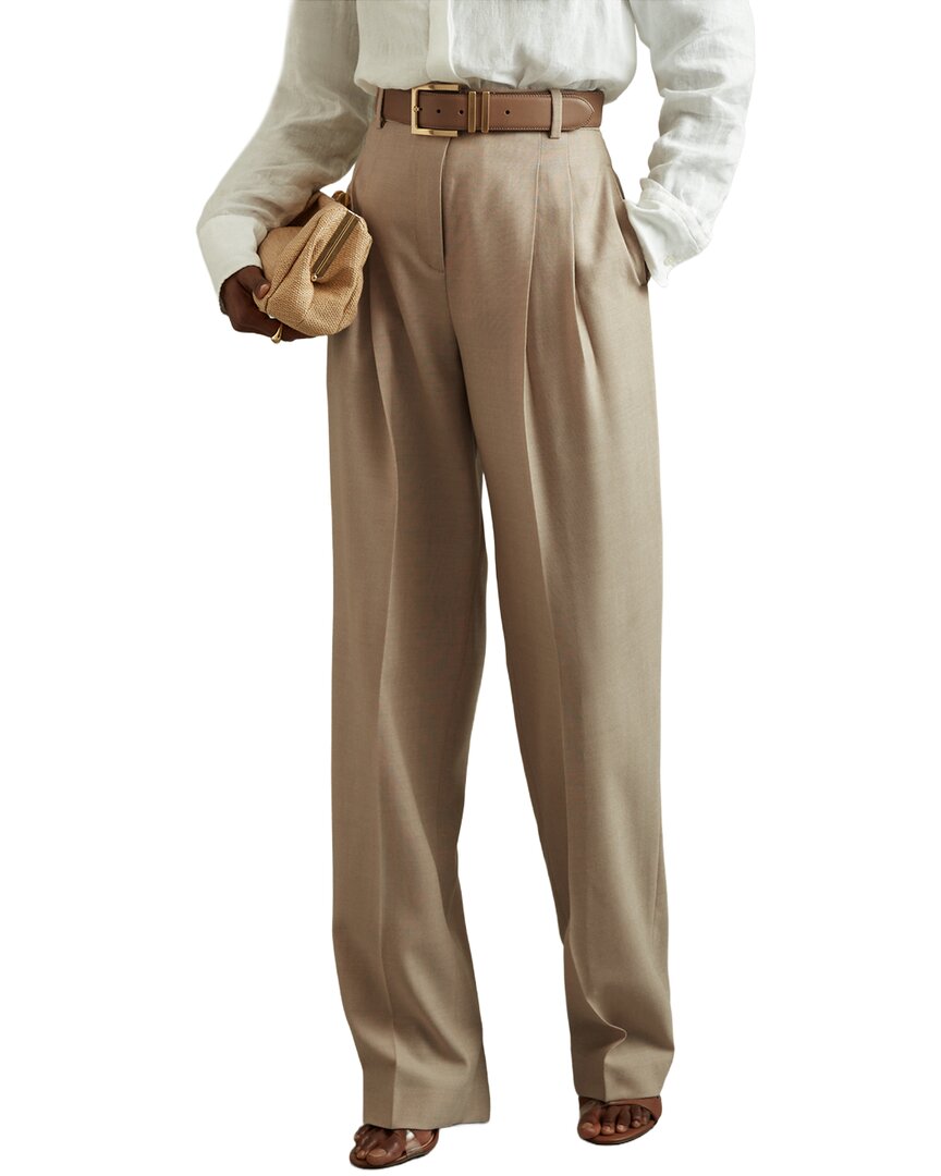 Reiss Sadie Formal Trouser In Neutral