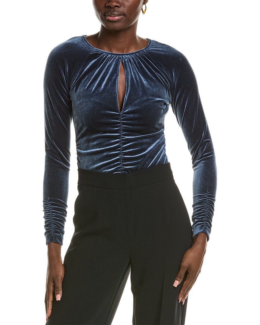 Reiss Etta Shirt In Blue