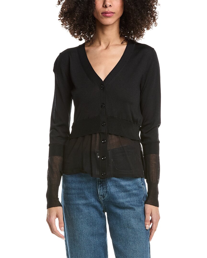 3.1 Phillip Lim V-neck Double Layer Cardigan