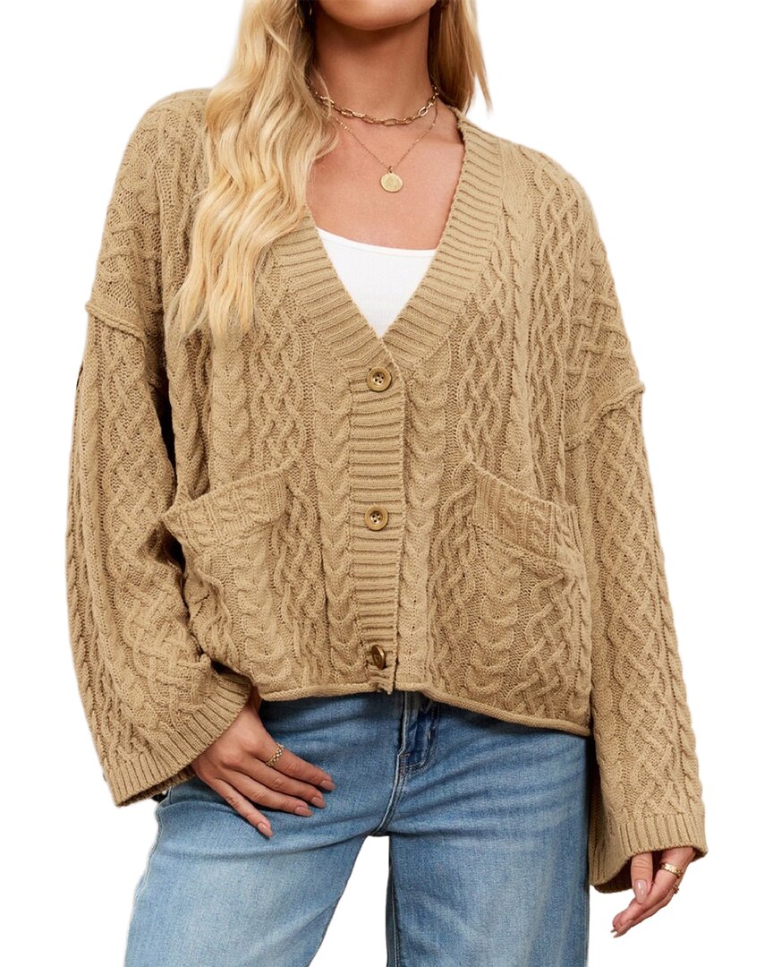 Ariel Tesoro Sweater In Brown