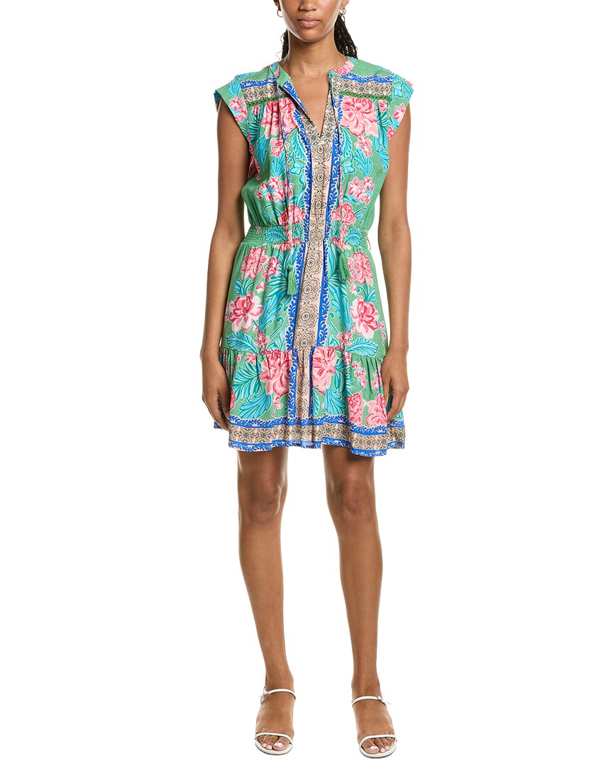 Nanette Lepore Nanette  Sleeveless Mini Dress In Green