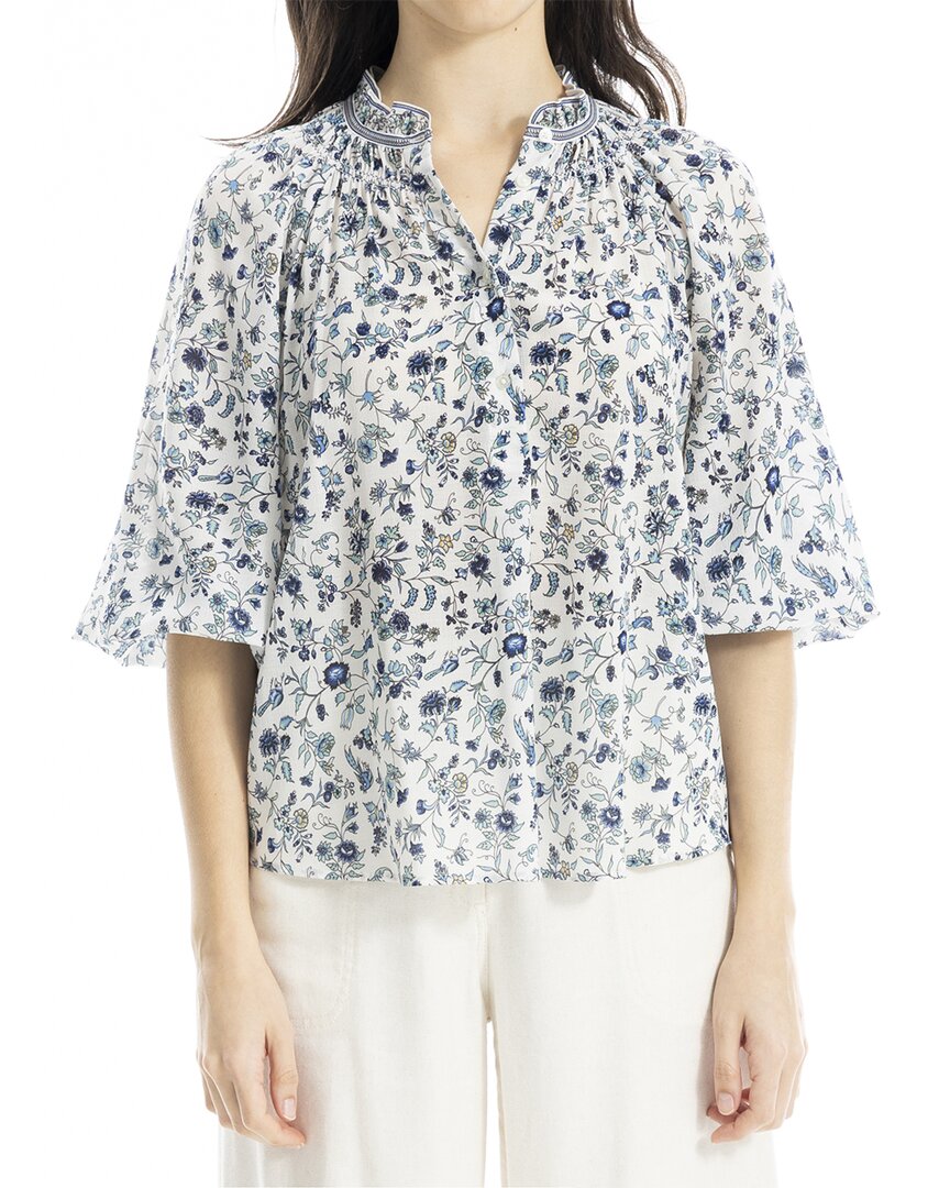 Max Studio 3/4-sleeve Blouse In White