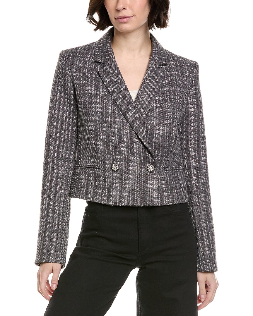 Rag & Bone Elvy Tweed Blazer In Pink