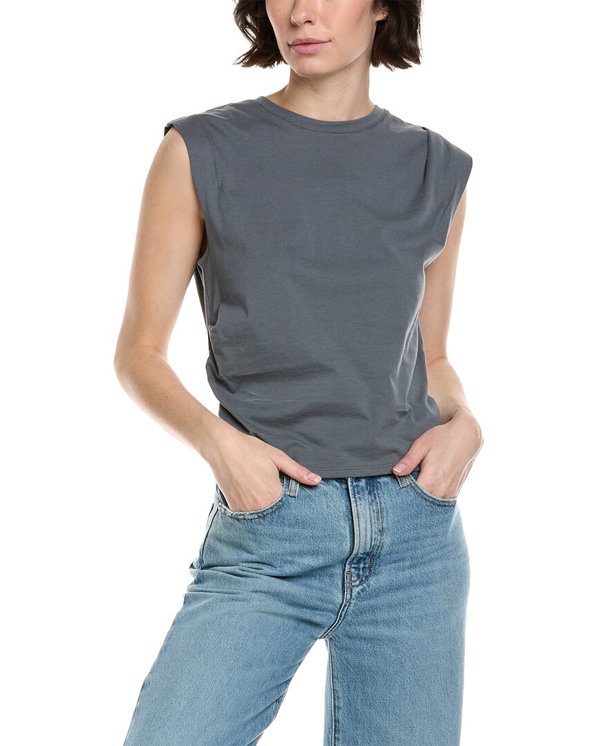 Rag & Bone Mia Cropped Tank In Gray