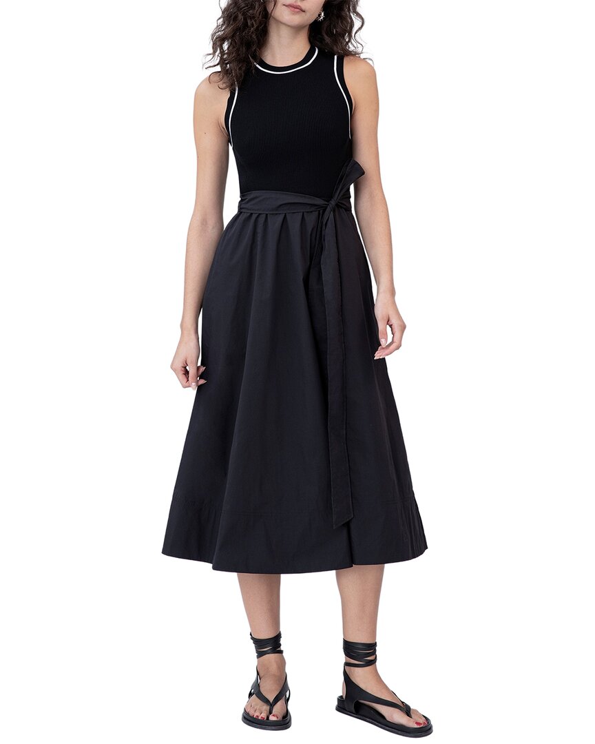 Tanya Taylor Devon Solid Poplin Dress