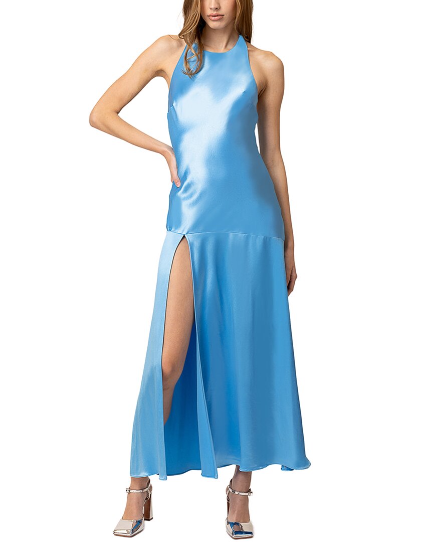 Line & Dot Alessia Maxi Dress In Blue