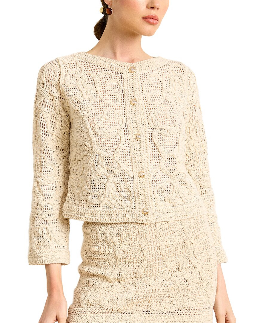 Line & Dot Atelier Cardigan In Neutral