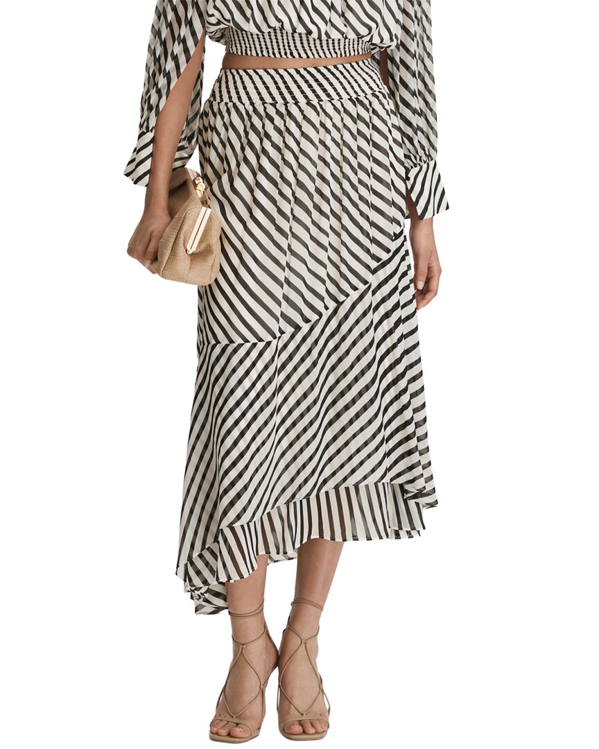 Reiss Pencil Skirt In White