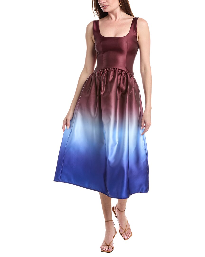 Solid & Striped The Gianna Midi Dress In Multi