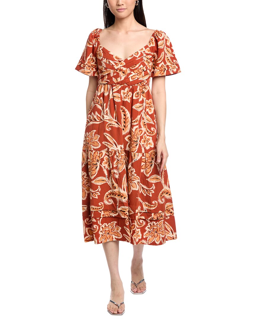 lost and wander midi dress Lost + Wander Adorned Virtue Bow Detail Velvet Midi Dress in Plum at Nordstrom, Size Large