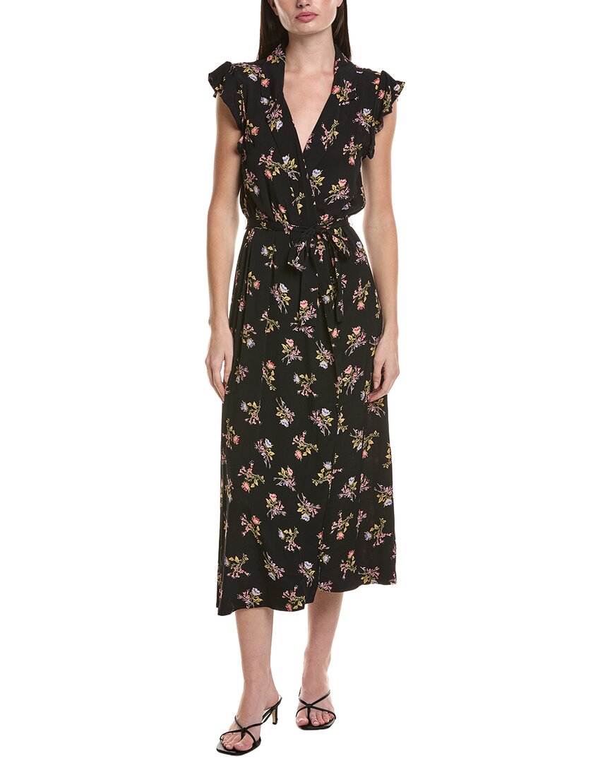 Saltwater Luxe Wrap Maxi Dress In Multi