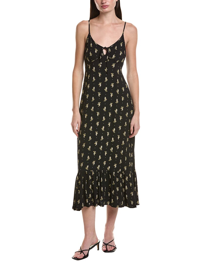 Saltwater Luxe Tank Midi Dress In Black