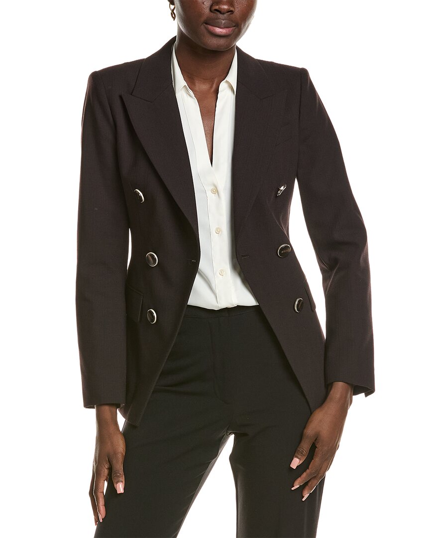 Reiss Lia Casual Jacket In Brown