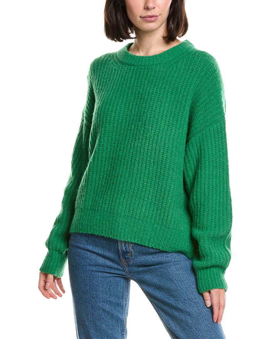 Labiz Lalamia Wool & Alpaca-blend Sweater In Green