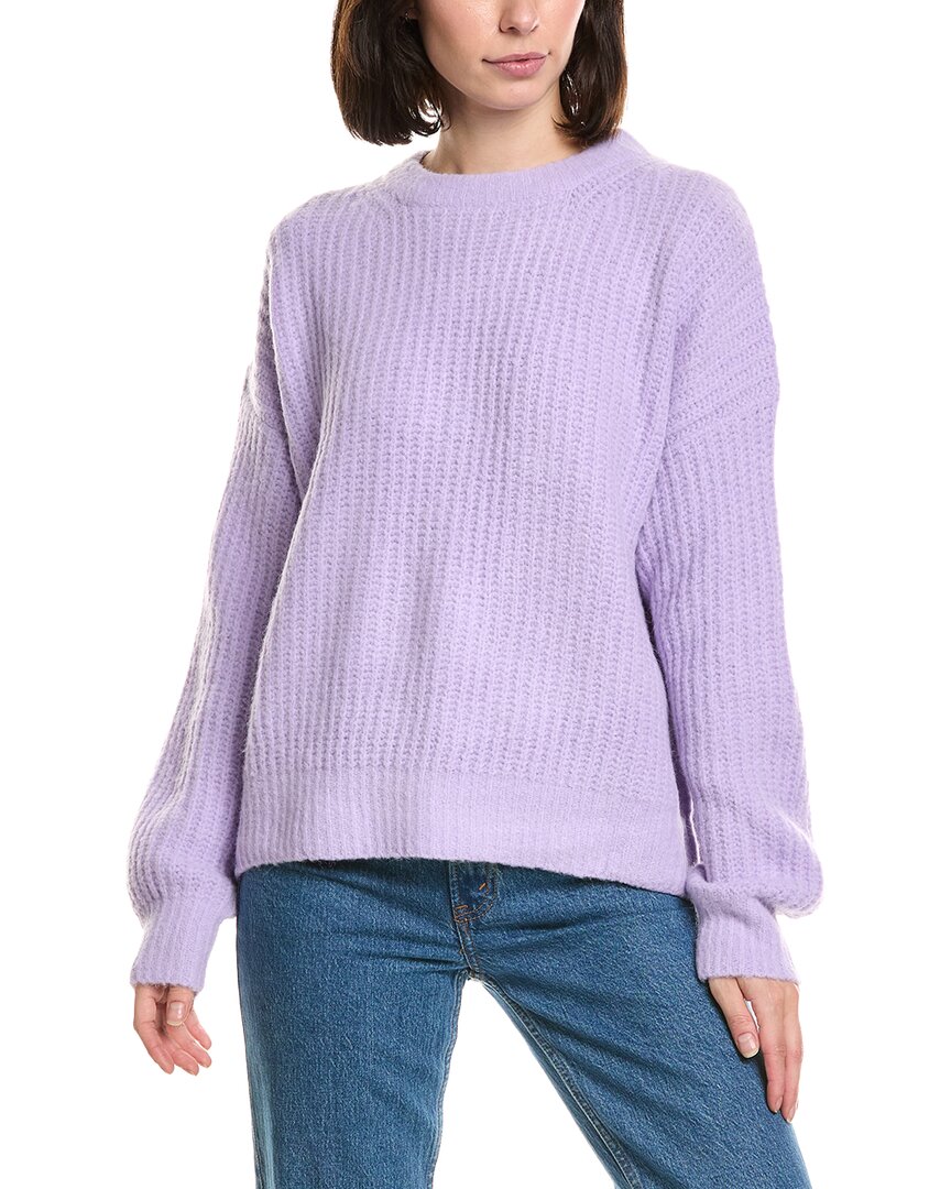 Labiz Lalamia Wool & Alpaca-blend Sweater In Purple