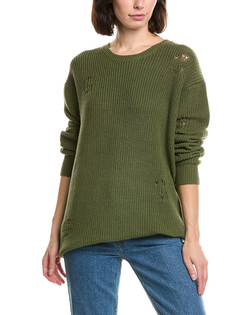 Labiz Knit Sweater In Green