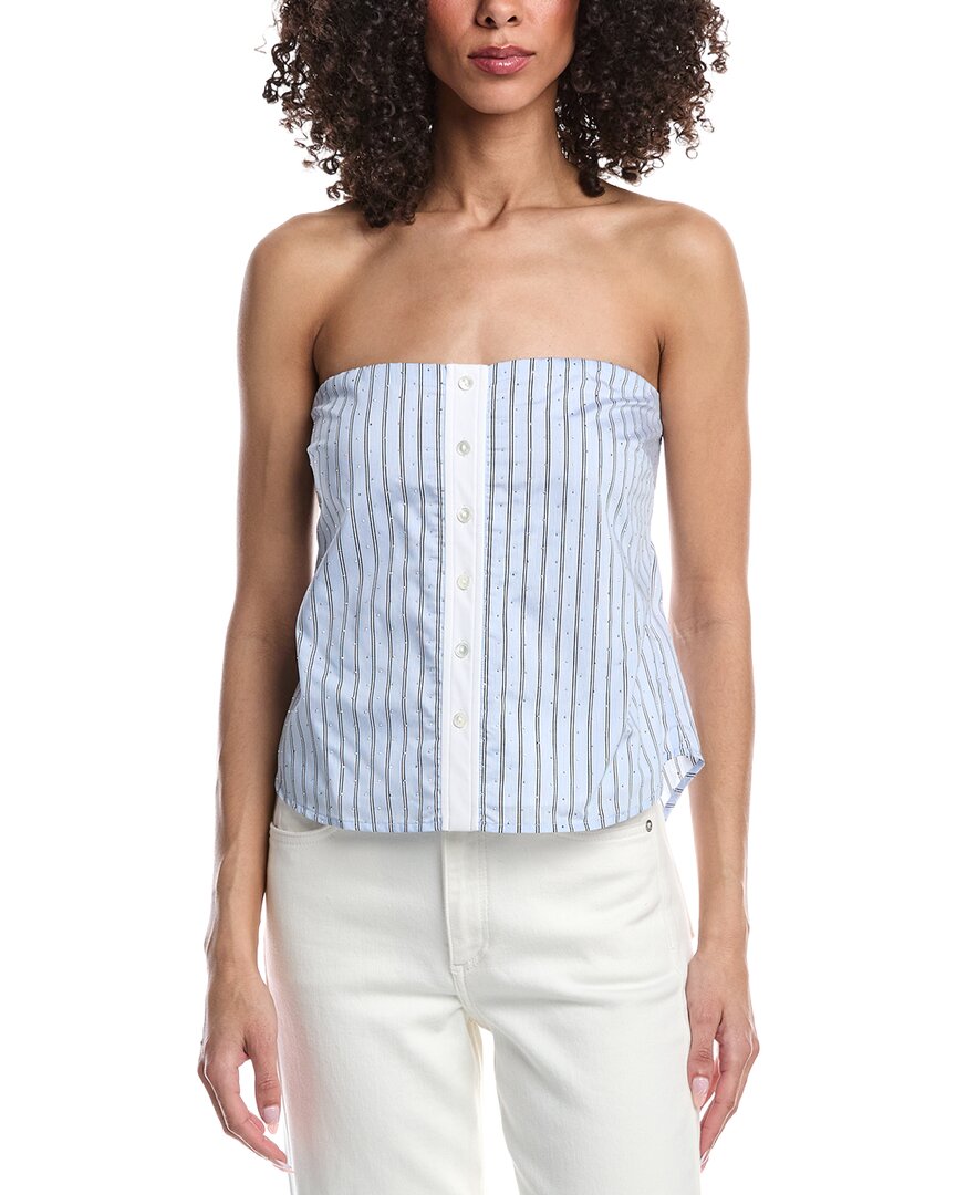 Ramy Brook Liberty Top In Blue