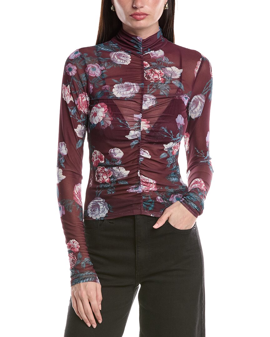 Afrm Rubi Mesh Top With Bralette