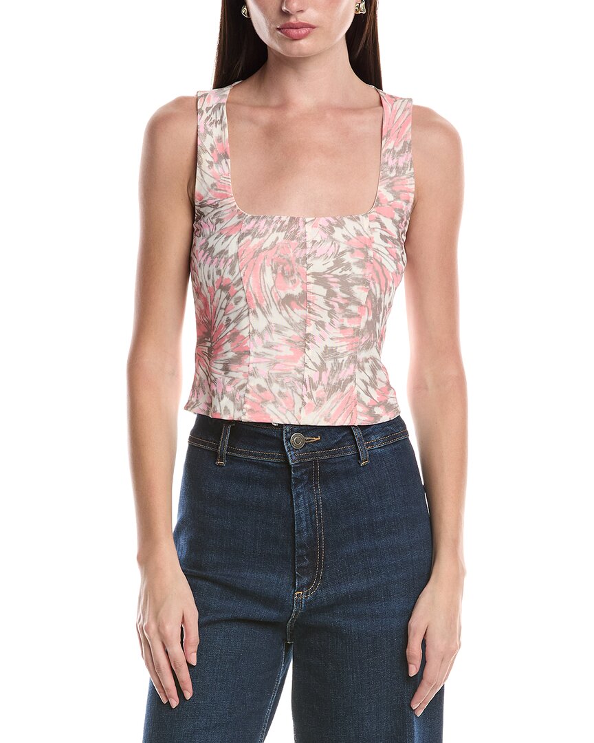 Afrm Ivara Corset Tank In Multi