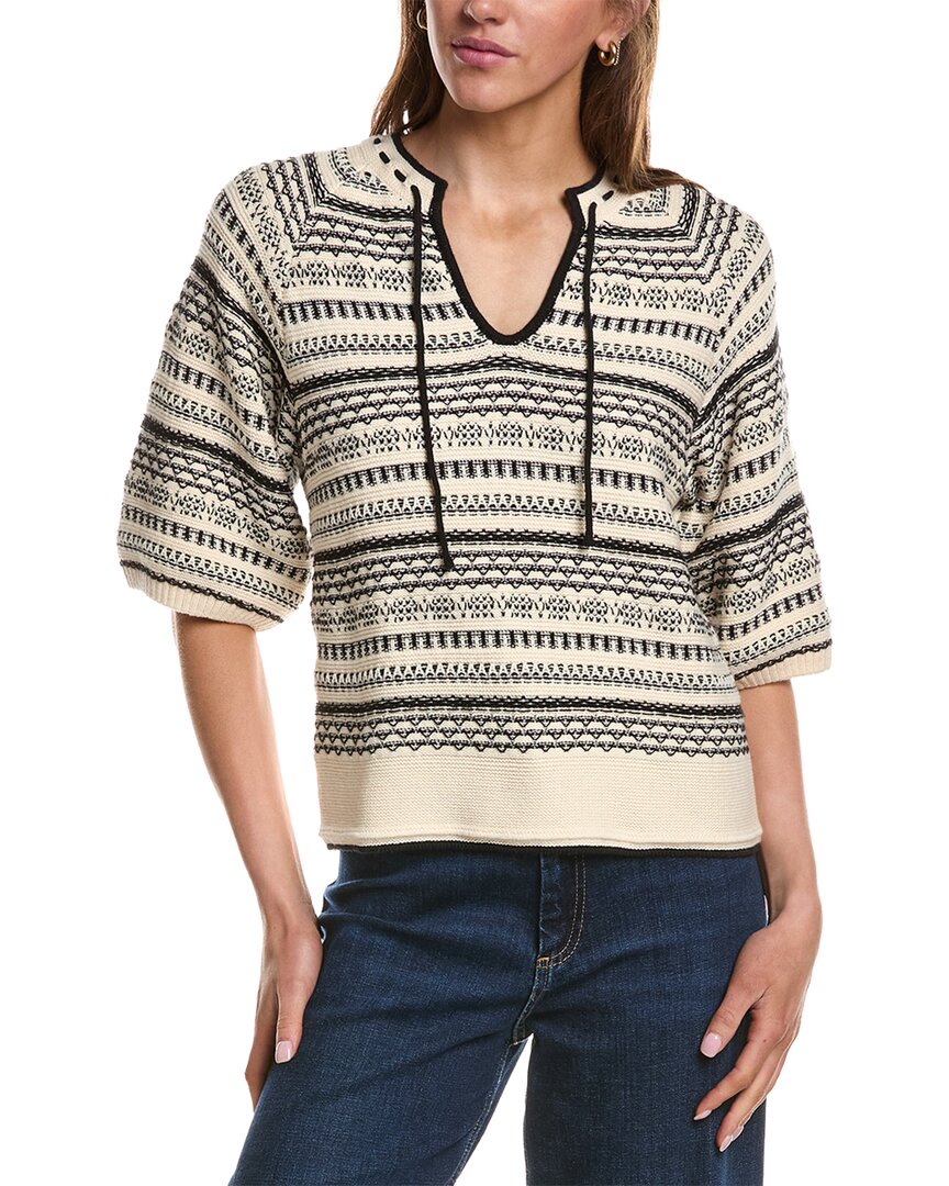 Ichi Ihchany Sweater Top In White